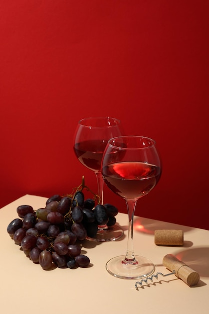 Koncepcja pysznego alkoholu pić smaczne wino