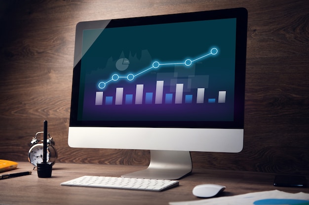 Koncepcja raportu graficznego wykresu biznesowego