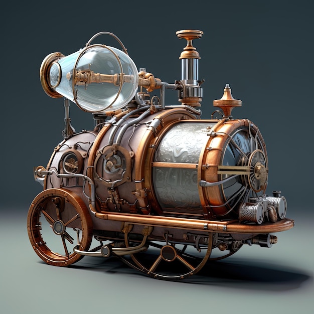 Zdjęcie koncepcja steampunk