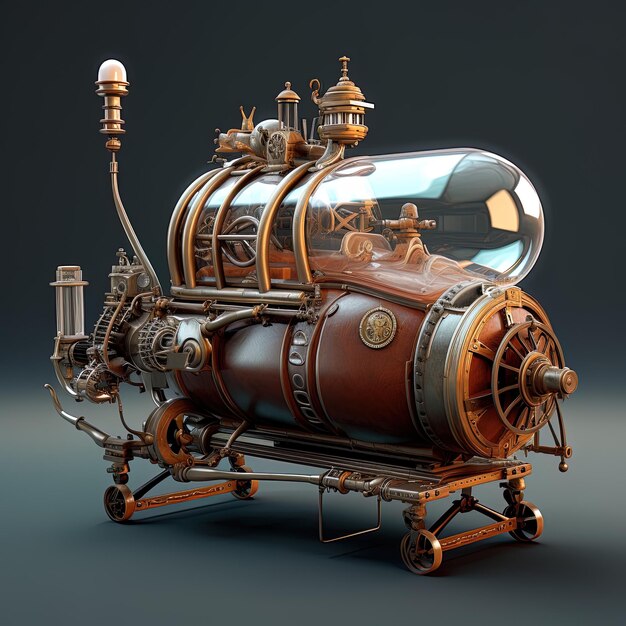 Zdjęcie koncepcja steampunk