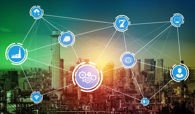 Koncepcja technologii Industry 4.0 - Inteligentna fabryka dla czwartej rewolucji przemysłowej