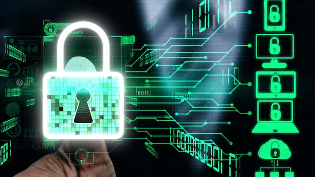 Koncepcja technologii szyfrowania cyberbezpieczeństwa w celu ochrony prywatności danych