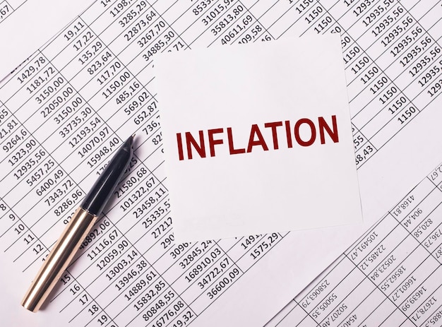 Koncepcja wzrostu cen słowa inflacji