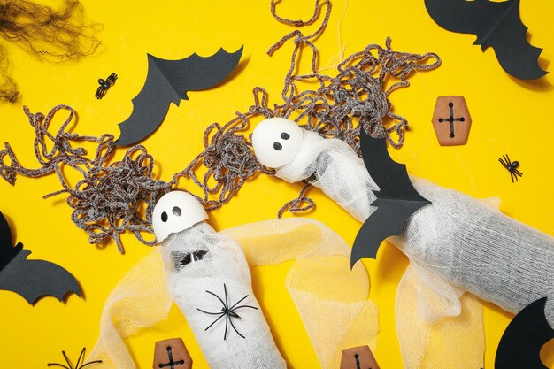 Koncepcja zabawnej imprezy Halloweenowej innej imprezy Halloween