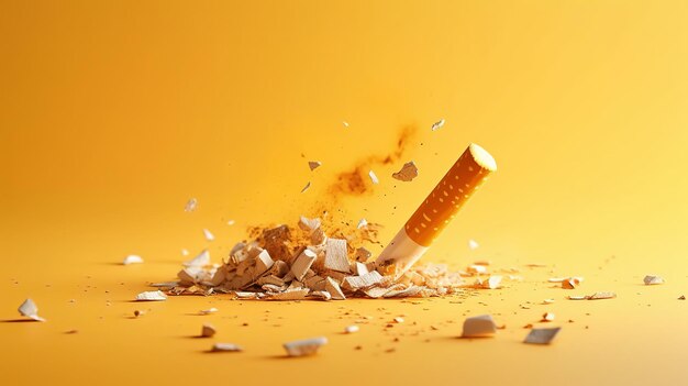 Koncepcja zakazu palenia i światowego dnia bez tytoniu Generatywne ai