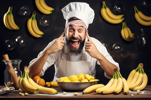 Konkurs gotowania na temat bananów