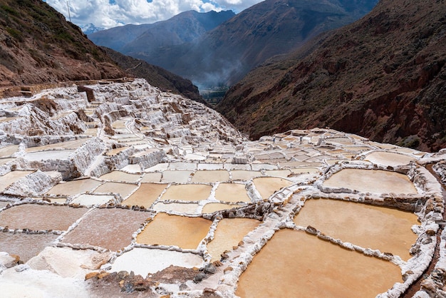 Kopalnia soli Maras w Cusco.