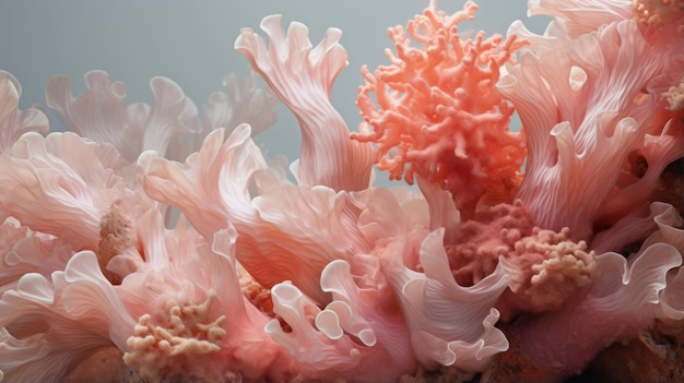 Zdjęcie koralowce i glony na dnie morza