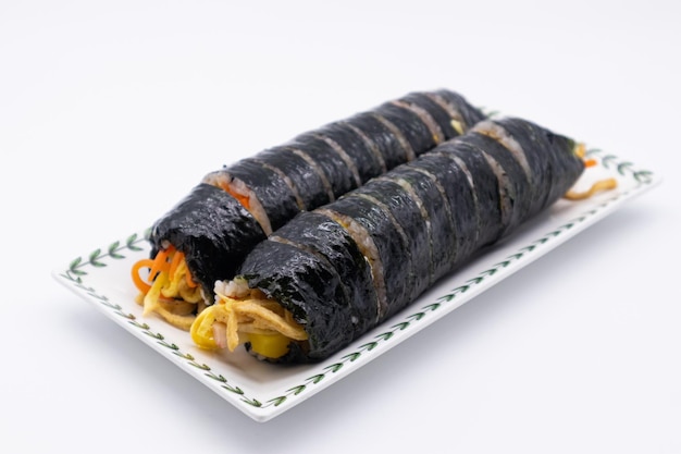 Koreańskie Tradycyjne Danie W Misce Kimbap