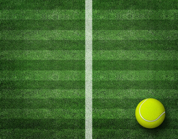 Zdjęcie kort tenisowy trawa podłoga tekstura wimbledon piłka abstrakcyjna linia działania tło działania