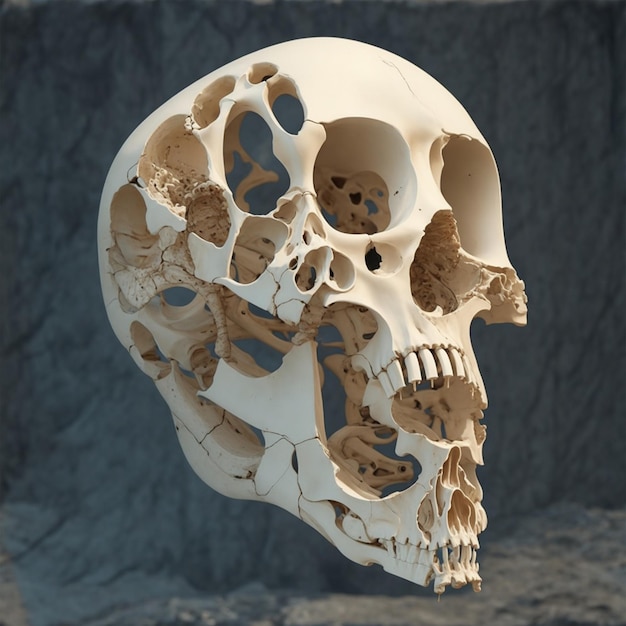 Zdjęcie kość czaszki
