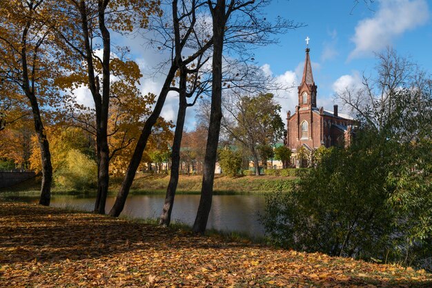 Kościół Ewangelicko-Augsburski Zmartwychwstania Pańskiego w Carskim Siole Puszkin Petersburg Rosja