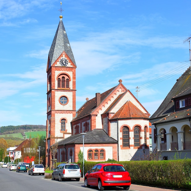 Kościół Friedenskirche W Mieście Lauda, Niemcy