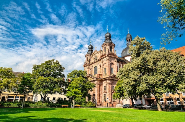 Kościół jezuitów w mannheim w badenwuerttemberg niemcy