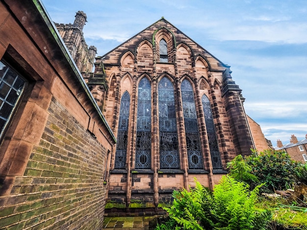 Zdjęcie kościół katedralny hdr chester