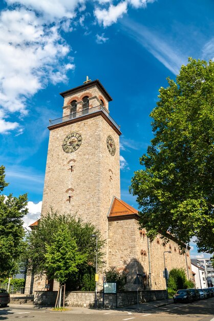 Kościół lutra w bruchsal badenwuerttemberg niemcy