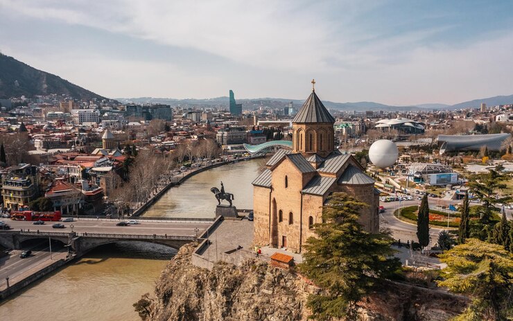 Kościół Metekhi w tbilisi