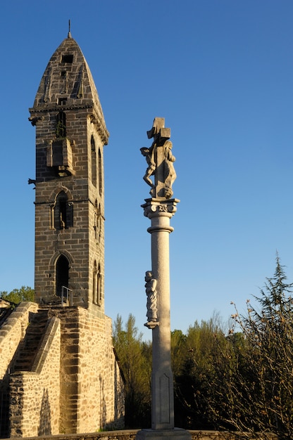 Kościół Nuestra Senora De La Asuncion, National Monument, Mombuey, Prowincja Zamora, Hiszpania