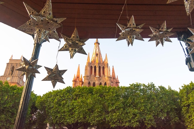 Kościół Parroquia Archanioła Jardin Town Square Rafael Chruch San Miguel De Allende, Meksyk. Parroagui