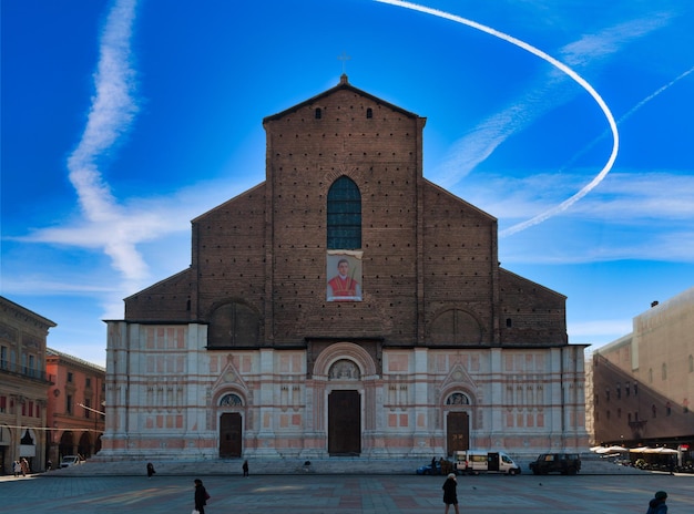 Kościół San Petronio na Piazza Maggiore w Bolonii we Włoszech
