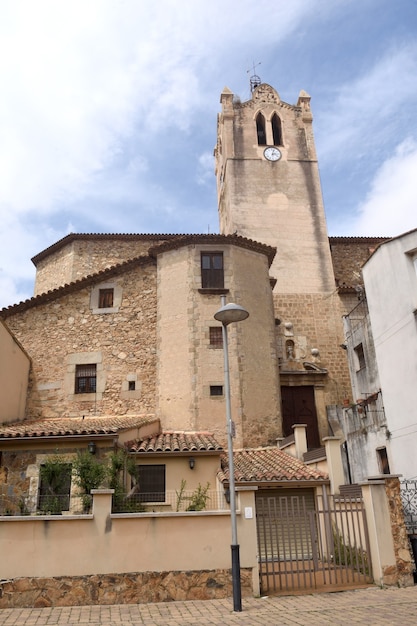 Kościół Sant Marti De Calonge, Prowincja Girona, Katalonia, Hiszpania