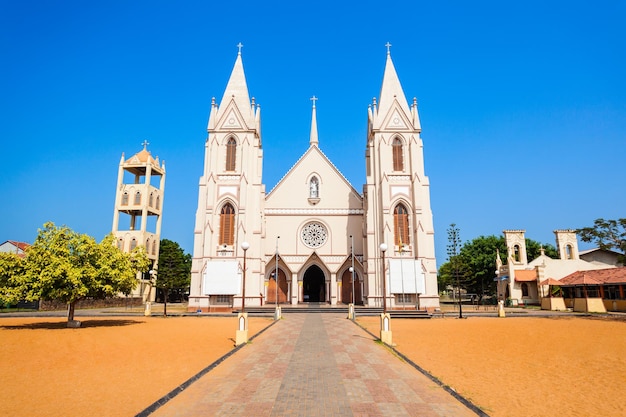 Kościół św. Sebastiana w Negombo. Negombo to duże miasto na Sri Lance położone na zachodnim wybrzeżu.