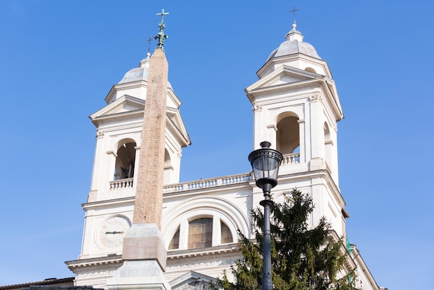 Kościół Trinita dei Monti Schody Hiszpańskie