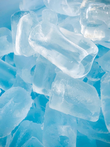 Kostki lodu tłokostka lodu teksturatapeta z lodem To sprawia, że czuję się świeżo i dobrzeZamrożona