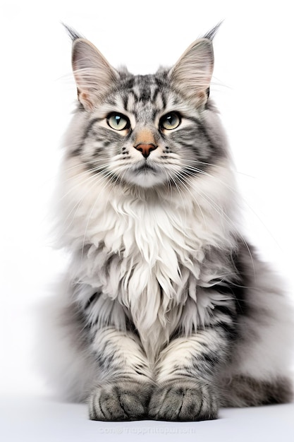 Kot Maine Coon odpoczywa