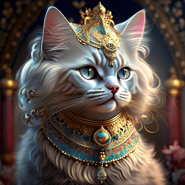 Zdjęcie kot perski piękny uroczy