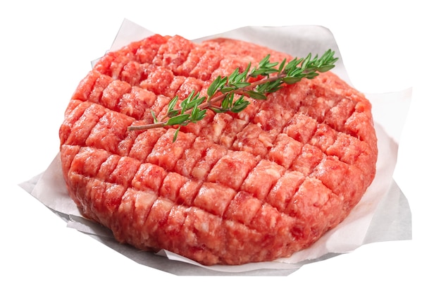 Kotleciki z surowego mięsa mielonego na burgery Hamburgery z surowego mięsa Kotlety wołowe