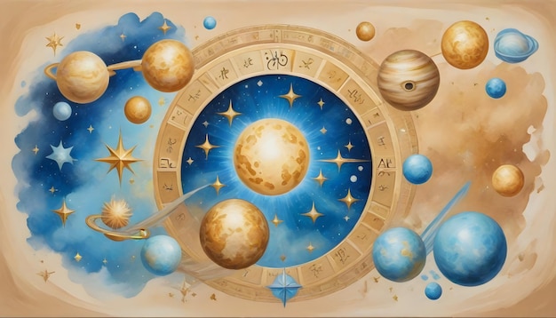 Krąg horoskopów astrologicznych