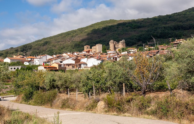 Krajobraz Aldeanueva de la Vera Caceres Estremadura Hiszpania