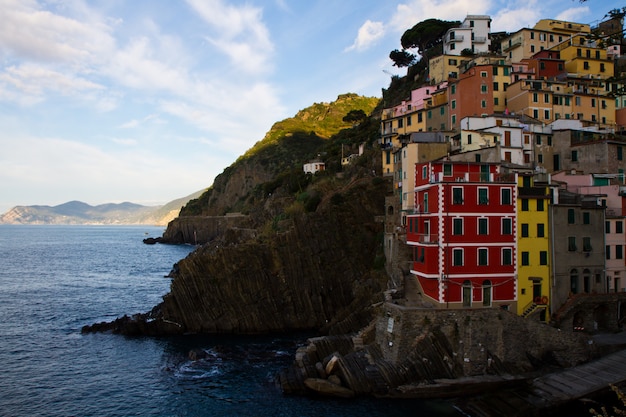 krajobraz Cinque Terre we Włoszech