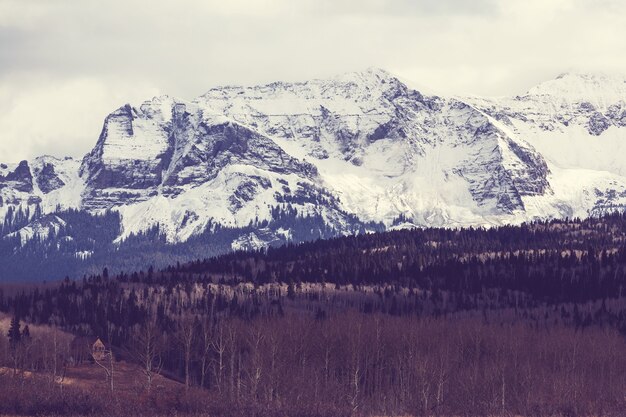 Krajobraz górski w Colorado Rocky Mountains, Colorado, Stany Zjednoczone.