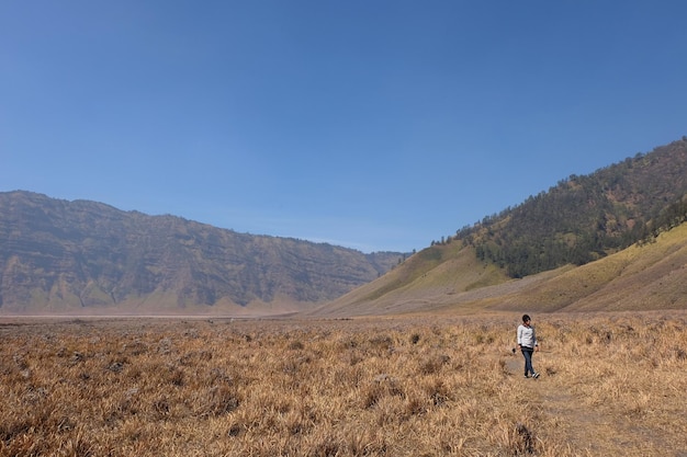 Zdjęcie krajobraz góry bromo