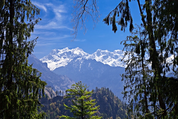 Krajobraz Himalajów, Nepal