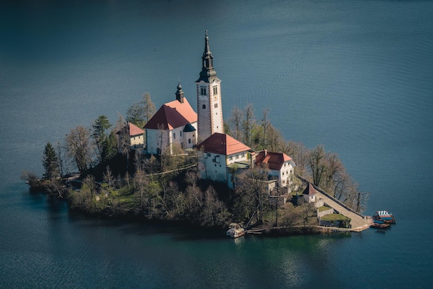 Krajobraz łańcucha górskiego jeziora Bled w Słowenii Natura Outdoor EyeEmNewTutaj