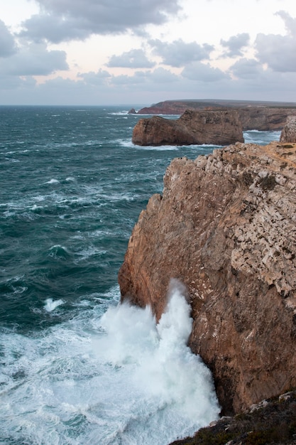 Krajobraz linii brzegowej Sagres