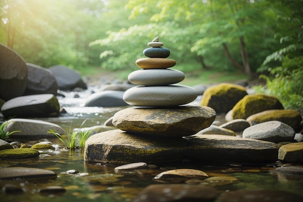 Krajobraz medytacyjny Zen