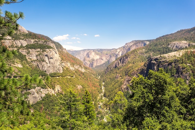 Krajobraz Parku Narodowego Yosemite