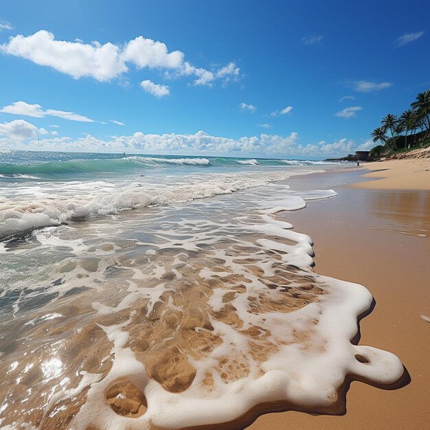 Krajobraz plaży Tranquil Tides Photo