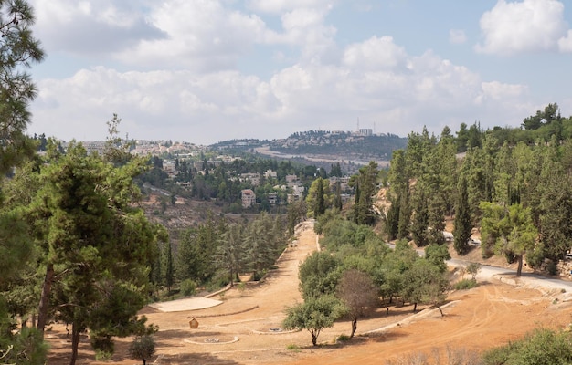 Krajobraz Yad Vashem w Jerozolimie w Izraelu Zdjęcie wysokiej jakości