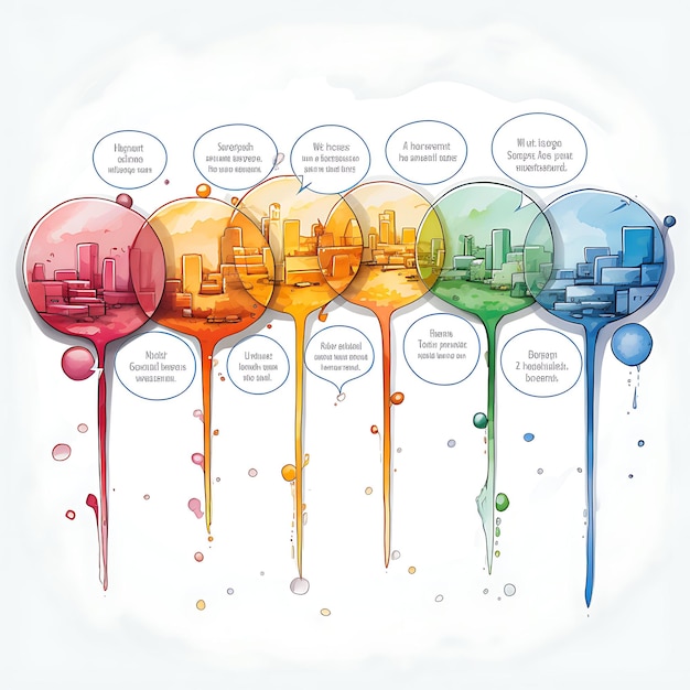 Zdjęcie kreatywna kolekcja chat bubbles 2d flat clipart illustration set dla web design amp marketing