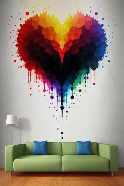 Kreatywna tapeta tło prosty styl ilustracja kolorowy abstrakcyjny kształt sztandaru