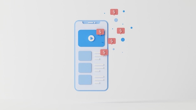Kreatywne aplikacje mobilne smartfon Sieć społecznościowa i komunikacja medialna Renderowanie 3d