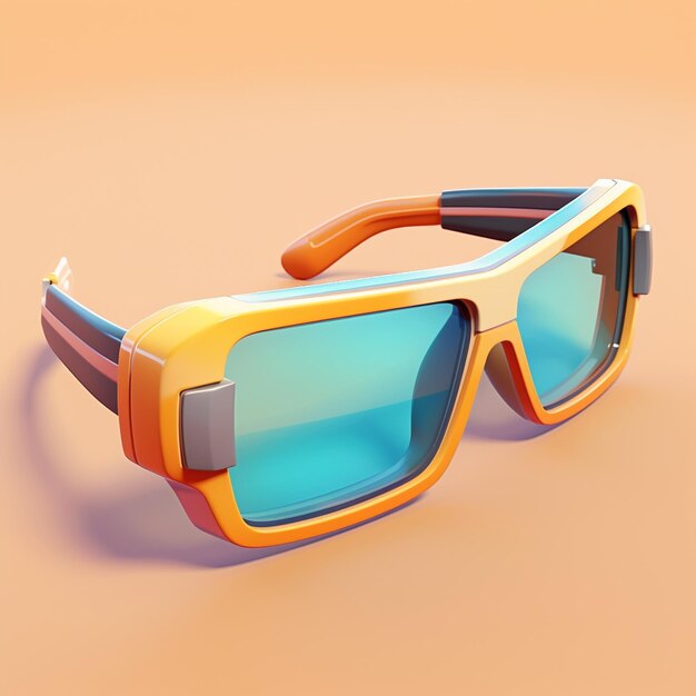 Kreskówka Designerskie okulary przeciwsłoneczne 3d