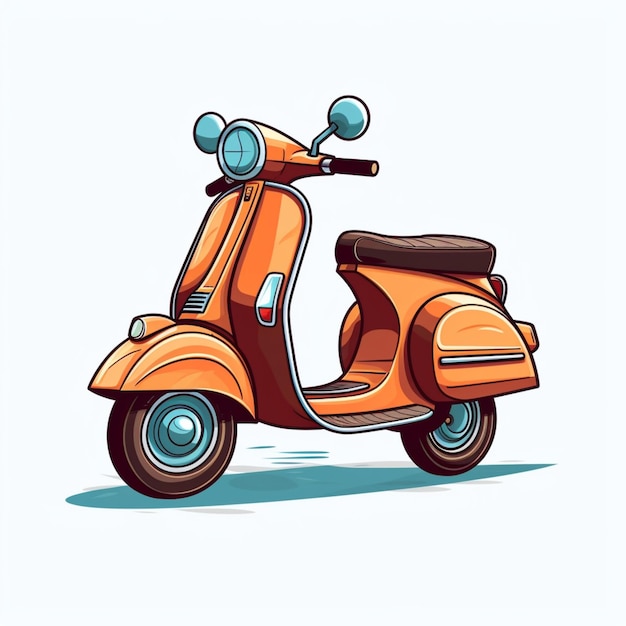 Kreskówka logo Vespa 13