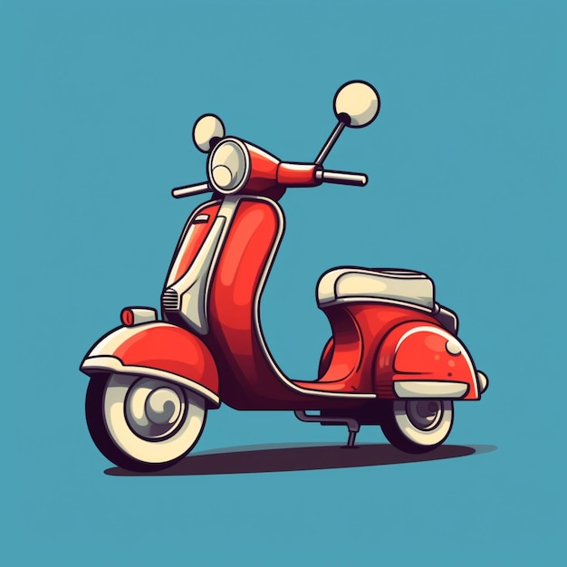 Kreskówka logo Vespa 15