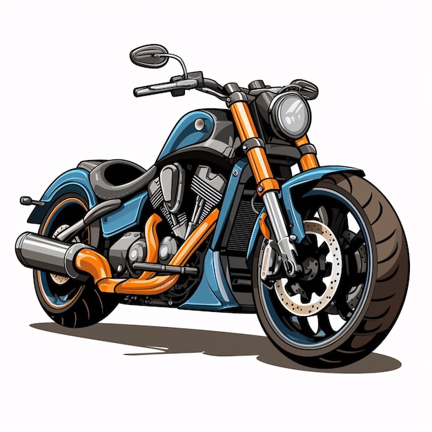 kreskówka motocykla